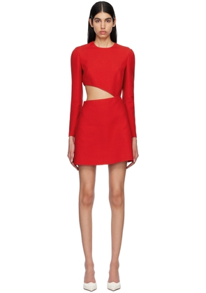 Valentino Red Cutout Minidress