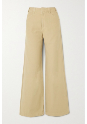 Citizens of Humanity - + Net Sustain Paloma Wide-leg Cotton-blend Pants - Brown - 23,24,25,26,27,28,29,30,31,32,33