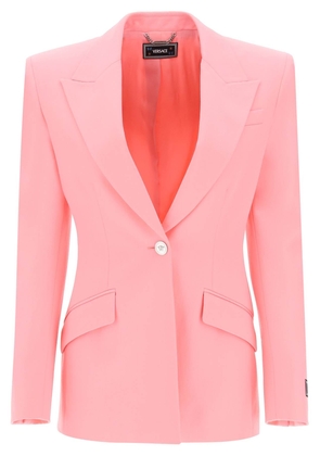 Versace single-breasted medusa jacket - 42 Rose