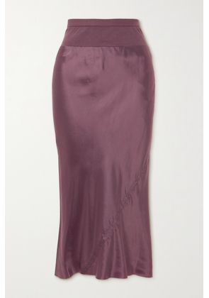 Rick Owens - Satin Midi Skirt - Purple - IT38,IT40,IT42,IT44,IT46,IT48