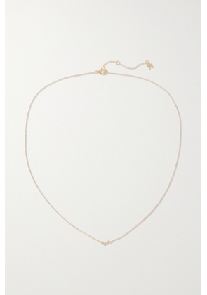 Mateo - Wave 14-karat Gold Diamond Necklace - One size