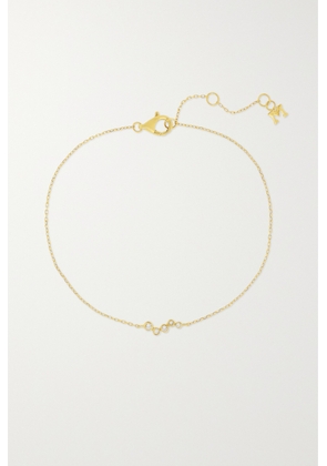 Mateo - Wave 14-karat Gold Diamond Bracelet - One size