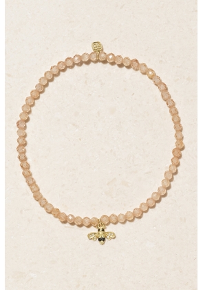 Sydney Evan - Tiny Bee 14-karat Gold Multi-stone Bracelet - One size