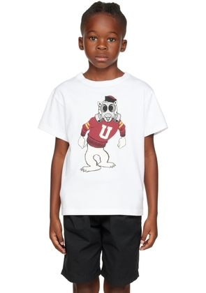 UNDERCOVER Kids White Varsity T-Shirt