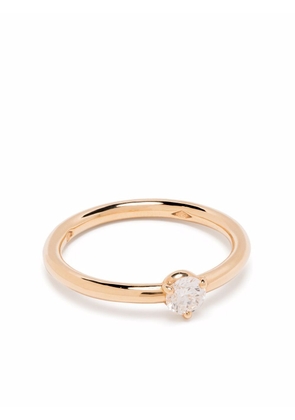 Loyal.e Paris 18kt recycled yellow gold diamond solitaire ring