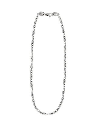 Emanuele Bicocchi Link Chain Necklace With Skulls