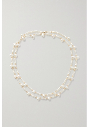JIA JIA - + Net Sustain Gold Pearl Necklace - White - One size
