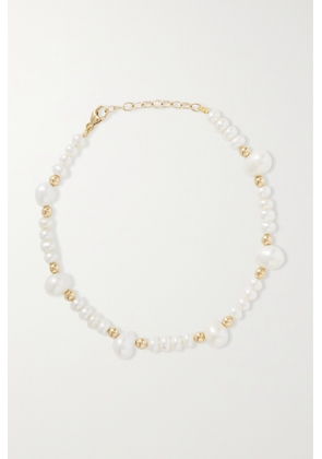 JIA JIA - + Net Sustain Gold Pearl Bracelet - White - One size
