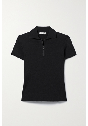 The Row - Cauro Knitted Polo Top - Black - x small,small,medium,large,x large