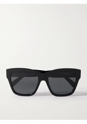 CELINE Eyewear - Triomphe Square-frame Acetate Sunglasses - Black - One size