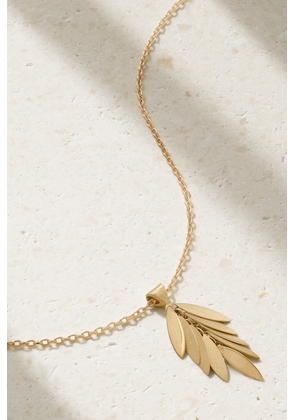 Sia Taylor - Falling Leaf 18-karat Gold Necklace - One size