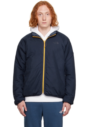 The North Face Navy Zip Reversible Jacket