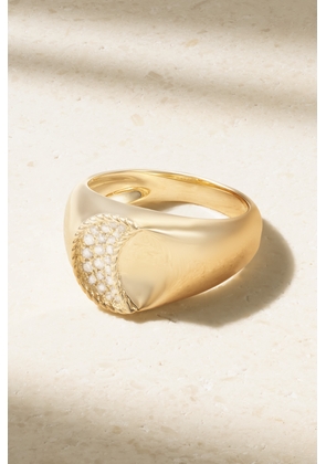 Yvonne Léon - Chevaliere Lune 9-karat Gold Diamond Ring - 3,4,5,6