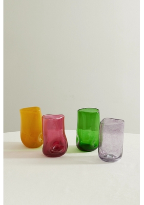 Completedworks - Set Of Four Recycled-glass Tumblers - Multi - One size