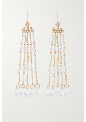 Roxanne Assoulin - Gold-tone, Bead And Crystal Earrings - One size