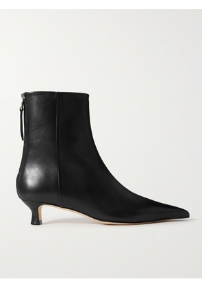 Aeyde - Zoe Leather Point-toe Ankle Boots - Black - IT35,IT36,IT37,IT38,IT39,IT40,IT41,IT42