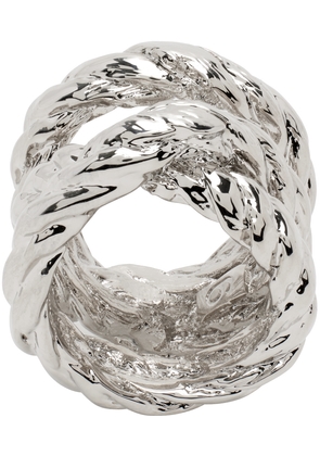 MM6 Maison Margiela Silver Yarn Ring
