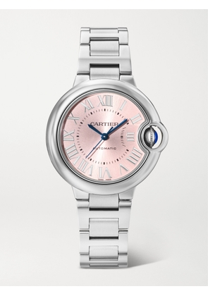 Cartier - Ballon Bleu De Cartier Automatic 33mm Stainless Steel Watch - Pink - One size