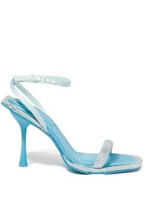 Simkhai crystal-embellished sandals - Blue