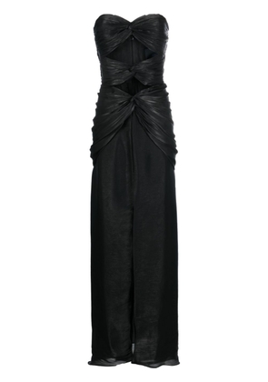 Costarellos Brigitta cut-out gown - Black