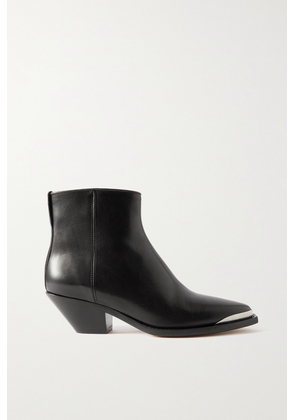Isabel Marant - Adnae Embellished Leather Ankle Boots - Black - FR35,FR36,FR37,FR38,FR39,FR40,FR41