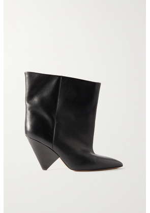 Isabel Marant - Miyako Leather Ankle Boots - Black - FR35,FR36,FR37,FR38,FR39,FR40,FR41