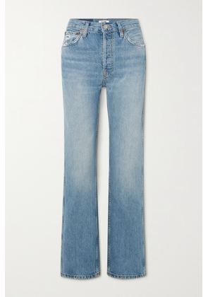 RE/DONE - 90s Loose High-rise Straight-leg Jeans - Blue - 24,25,26,27,28,29,30,31