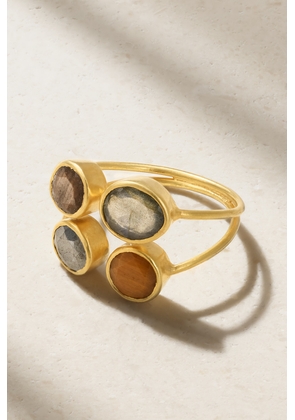 Pippa Small - 18-karat Gold Multi-stone Ring - 5,6