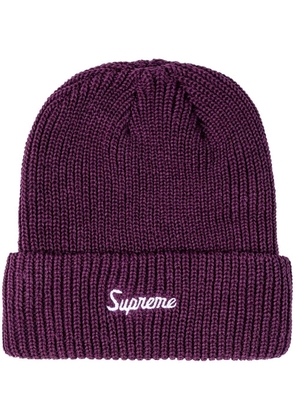 Supreme Loose Gauge beanie - Purple