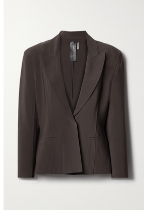 Norma Kamali - Jersey Blazer - Brown - xx small,x small,small,medium,large,x large