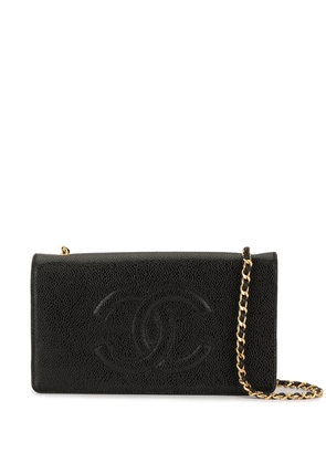 CHANEL Pre-Owned CC embroidered WOC - Black