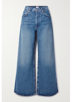 Citizens of Humanity - + Net Sustain Beverly Slouch High-rise Wide-leg Organic Jeans - Blue - 23,24,25,26,27,28,29,30,31,32