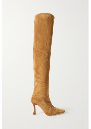 STAUD - Cami Suede Over-the-knee Boots - Brown - IT36,IT36.5,IT37,IT37.5,IT38,IT38.5,IT39,IT39.5,IT40,IT40.5,IT41,IT42