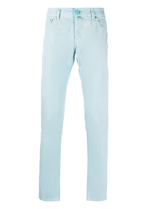 Jacob Cohën straight-leg stretch-cotton trousers - Blue