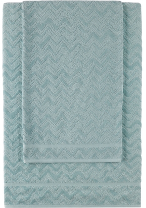 Missoni Blue Rex Two-Piece Towel Set