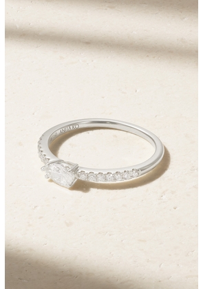 Anita Ko - Sideways Pear 18-karat White Gold Diamond Ring - 6,7