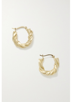 Completedworks - + Net Sustain Deep State Gold-plated Hoop Earrings - One size