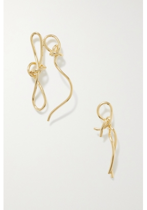 Completedworks - + Net Sustain Thread Recycled Gold Vermeil Earrings - One size