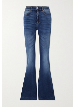 Alexander McQueen - High-rise Flared Jeans - Blue - 23,24,25,26,27,28,29,30,31,32