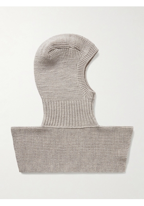 The Row - Danylo Ribbed Merino Wool Balaclava - Ivory - XS/S,M/L