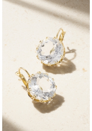 Ileana Makri - 18-karat Gold, Diamond And Topaz Earrings - One size