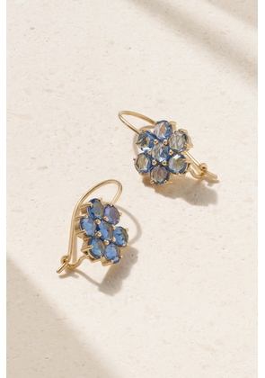 Ileana Makri - Daisy Bloom 18-karat Gold Sapphire Earrings - One size