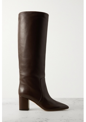 Paris Texas - Anja Leather Knee Boots - Brown - IT35,IT35.5,IT36,IT36.5,IT37,IT37.5,IT38,IT38.5,IT39,IT39.5,IT40,IT40.5,IT41,IT41.5,IT42