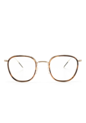 Oliver Peoples TK-9 square-frame glasses - Gold