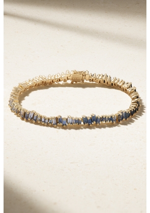 Suzanne Kalan - 18-karat Gold, Sapphire And Diamond Bracelet - One size