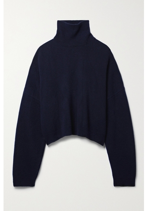 The Row - Ezio Wool And Cashmere-blend Turtleneck Sweater - Blue - x small,small,medium,large,x large