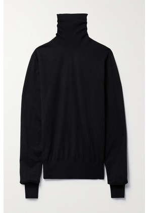 The Row - Eva Cashmere Turtleneck Sweater - Black - x small,small,medium,large,x large