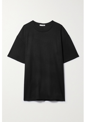 The Row - Mesa Wool-jersey T-shirt - Black - x small,small,medium,large,x large