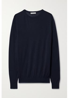 The Row - Exeter Cashmere Sweater - Blue - x small,small,medium,large,x large