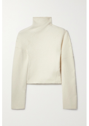 The Row - Enoch Brushed Wool Turtleneck Sweater - Cream - x small,small,medium,large,x large